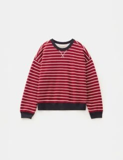 Pure Cotton Striped Sweatshirt 15 Pure Cotton Striped Sweatshirt -Marksandspencer Sale Store pure cotton striped sweatshirt 5