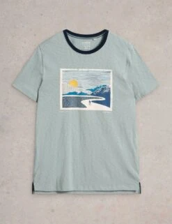 WHITE STUFF Pure Cotton Sunset Cycle Graphic T-Shirt 18 WHITE STUFF Pure Cotton Sunset Cycle Graphic T-Shirt -Marksandspencer Sale Store pure cotton sunset cycle graphic t shirt 6