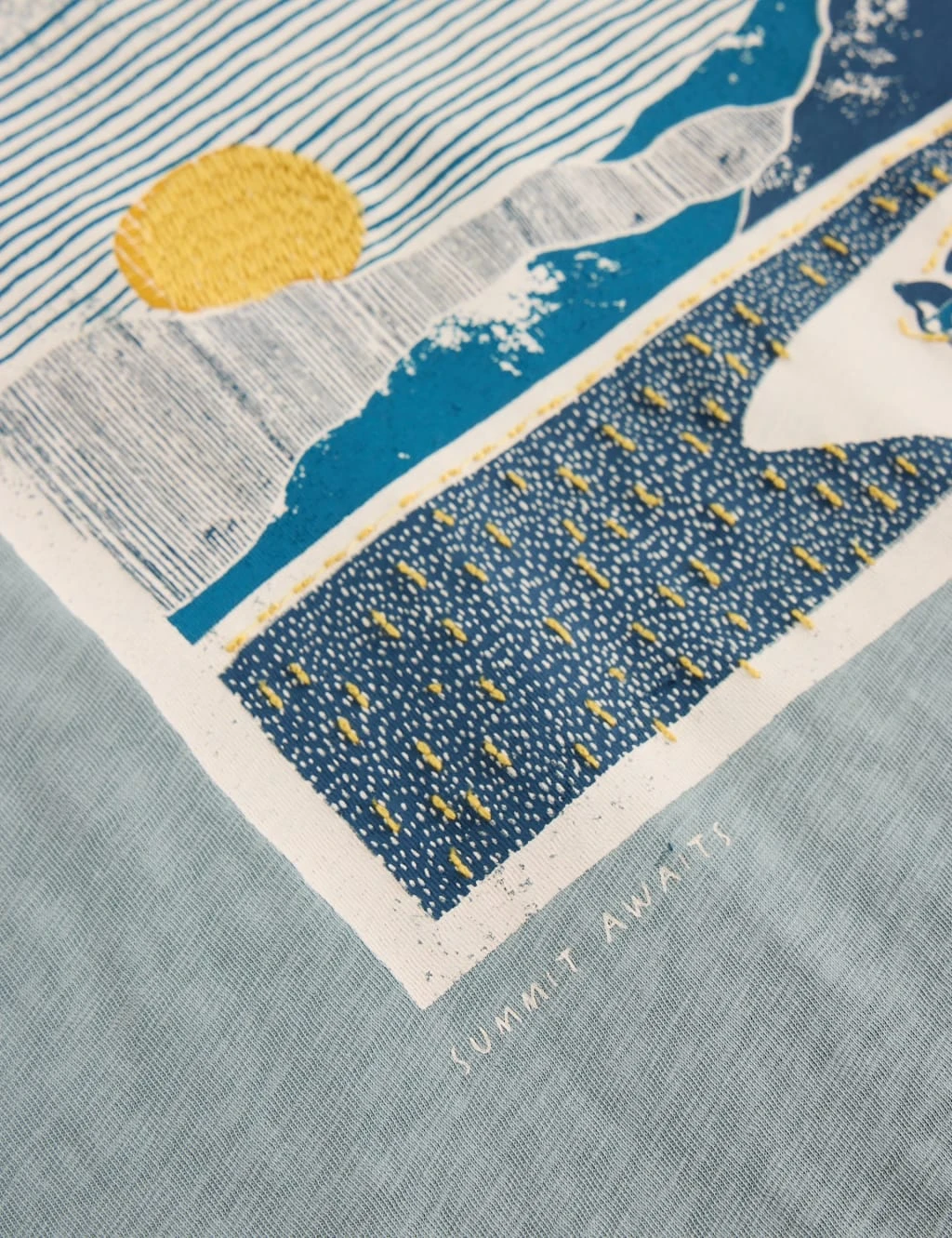 WHITE STUFF Pure Cotton Sunset Cycle Graphic T-Shirt 8 WHITE STUFF Pure Cotton Sunset Cycle Graphic T-Shirt - Image 8