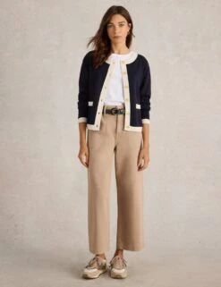 WHITE STUFF Pure Cotton Textured Cardigan -Marksandspencer Sale Store pure cotton textured cardigan 11