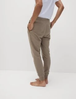 Pure Cotton Textured Joggers -Marksandspencer Sale Store pure cotton textured joggers 5