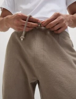 Pure Cotton Textured Joggers -Marksandspencer Sale Store pure cotton textured joggers 7