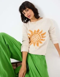 Pure Cotton Textured Sun Jumper 17 Pure Cotton Textured Sun Jumper -Marksandspencer Sale Store pure cotton textured sun jumper 7