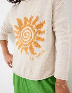 Pure Cotton Textured Sun Jumper 18 Pure Cotton Textured Sun Jumper -Marksandspencer Sale Store pure cotton textured sun jumper 8