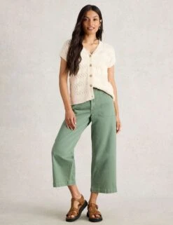 WHITE STUFF Pure Cotton Textured V-Neck Knitted Waistcoat 31 WHITE STUFF Pure Cotton Textured V-Neck Knitted Waistcoat -Marksandspencer Sale Store pure cotton textured v neck knitted waistcoat 13