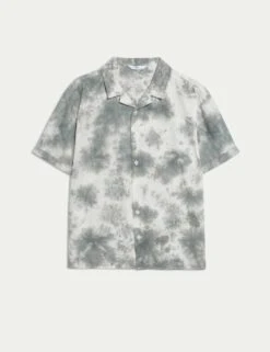 Pure Cotton Tie Dye Shirt (6-16 Yrs) -Marksandspencer Sale Store pure cotton tie dye shirt 6 16 yrs 1 1