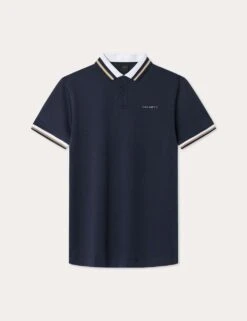 Hackett Pure Cotton Tipped Polo Shirt -Marksandspencer Sale Store pure cotton tipped polo shirt 5