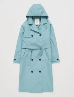 Pure Cotton Waterproof Trench Coat -Marksandspencer Sale Store pure cotton trench coat 2