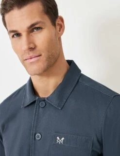 Pure Cotton Twill Overshirt -Marksandspencer Sale Store pure cotton twill overshirt 6