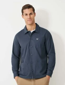 Pure Cotton Twill Overshirt -Marksandspencer Sale Store pure cotton twill overshirt 8