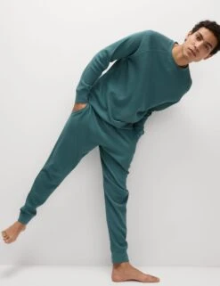 Pure Cotton Waffle Loungewear Bottoms -Marksandspencer Sale Store pure cotton waffle loungewear bottoms 13