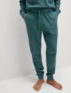 Pure Cotton Waffle Loungewear Bottoms -Marksandspencer Sale Store pure cotton waffle loungewear bottoms 14