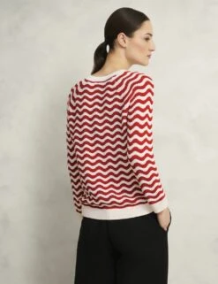 Pure Cotton Wavy Striped Jumper -Marksandspencer Sale Store pure cotton wavy striped jumper 12