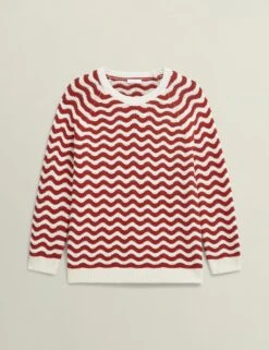Pure Cotton Wavy Striped Jumper -Marksandspencer Sale Store pure cotton wavy striped jumper 7