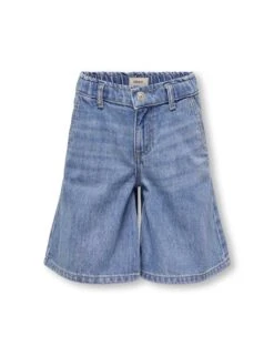 Pure Cotton Wide Leg Denim Shorts (8-14 Yrs) -Marksandspencer Sale Store pure cotton wide leg denim shorts 8 14 yrs 1 7