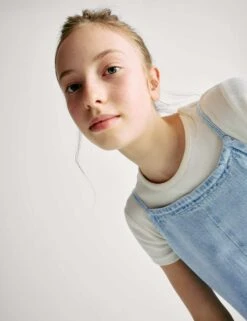 Pure Cotton Wide Leg Jumpsuit (6-16 Yrs) -Marksandspencer Sale Store pure cotton wide leg jumpsuit 6 16 yrs 1 10