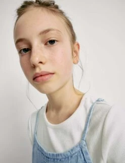 Pure Cotton Wide Leg Jumpsuit (6-16 Yrs) -Marksandspencer Sale Store pure cotton wide leg jumpsuit 6 16 yrs 1 12