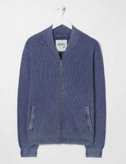 Pure Cotton Zip Up Knitted Bomber -Marksandspencer Sale Store pure cotton zip up knitted bomber 5