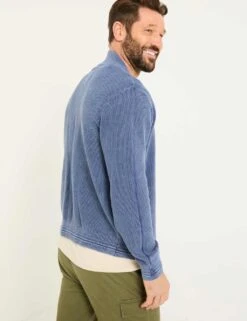 Pure Cotton Zip Up Knitted Bomber -Marksandspencer Sale Store pure cotton zip up knitted bomber 7