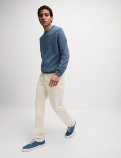 Pure Extra Fine Lambswool Crew Neck Jumper -Marksandspencer Sale Store pure extra fine lamsbwool crew neck jumper 11