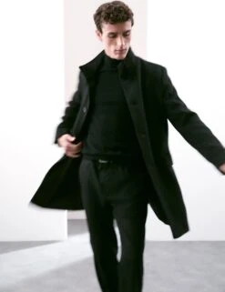 Pure Extra Fine Merino Wool Roll Neck Jumper -Marksandspencer Sale Store pure extra fine merino wool jumper 9