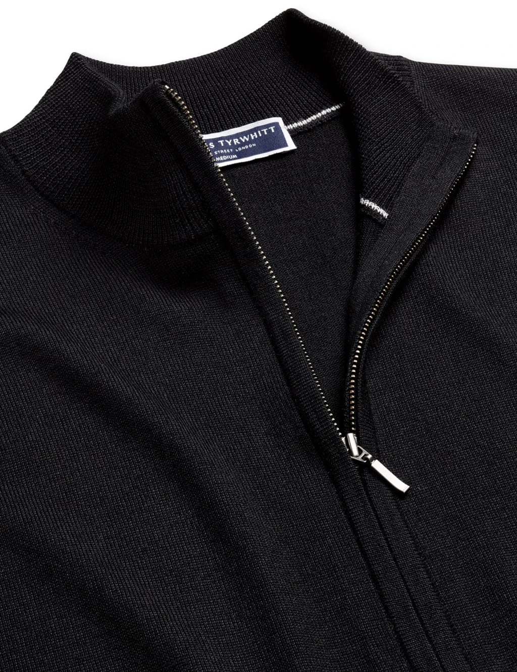 Pure Extra Fine Merino Wool Zip Up Cardigan 20 Pure Extra Fine Merino Wool Zip Up Cardigan - Image 20