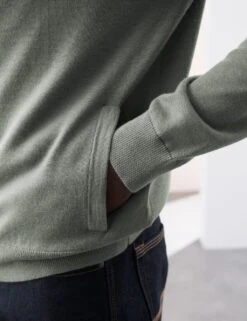 Pure Extra Fine Merino Wool Zip Up Jumper -Marksandspencer Sale Store pure extra fine merino wool zip up jumper 15