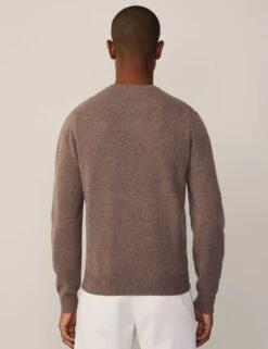Hackett Pure Lambswool Crew Neck Jumper -Marksandspencer Sale Store pure lambswool crew neck jumper 12