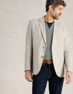 WHITE STUFF Pure Linen Blazer -Marksandspencer Sale Store pure linen blazer 8