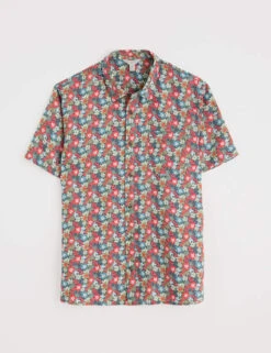 Pure Linen Floral Shirt -Marksandspencer Sale Store pure linen floral shirt 7