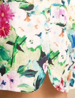 Joules Pure Linen Floral Shorts -Marksandspencer Sale Store pure linen floral shorts 9