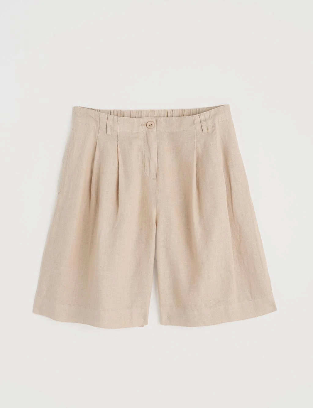 Pure Linen Pleat Front Shorts 10 Pure Linen Pleat Front Shorts - Image 10