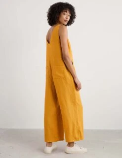 Pure Linen Sleeveless Jumpsuit -Marksandspencer Sale Store pure linen sleeveless jumpsuit 5