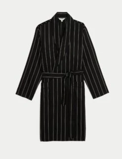 Pure Lyocell Striped Dressing Gown -Marksandspencer Sale Store pure lyocell striped dressing gown 12