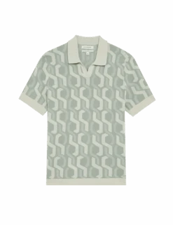 Pure Mercerised Cotton Knitted Polo Shirt 25 Pure Mercerised Cotton Knitted Polo Shirt -Marksandspencer Sale Store pure mercerised cotton knitted polo shirt