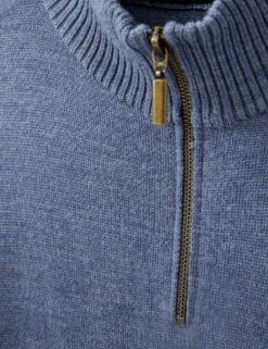 WHITE STUFF Pure Merino Wool Funnel Neck Half Zip Jumper -Marksandspencer Sale Store pure merino wool funnel neck half zip jumper 6