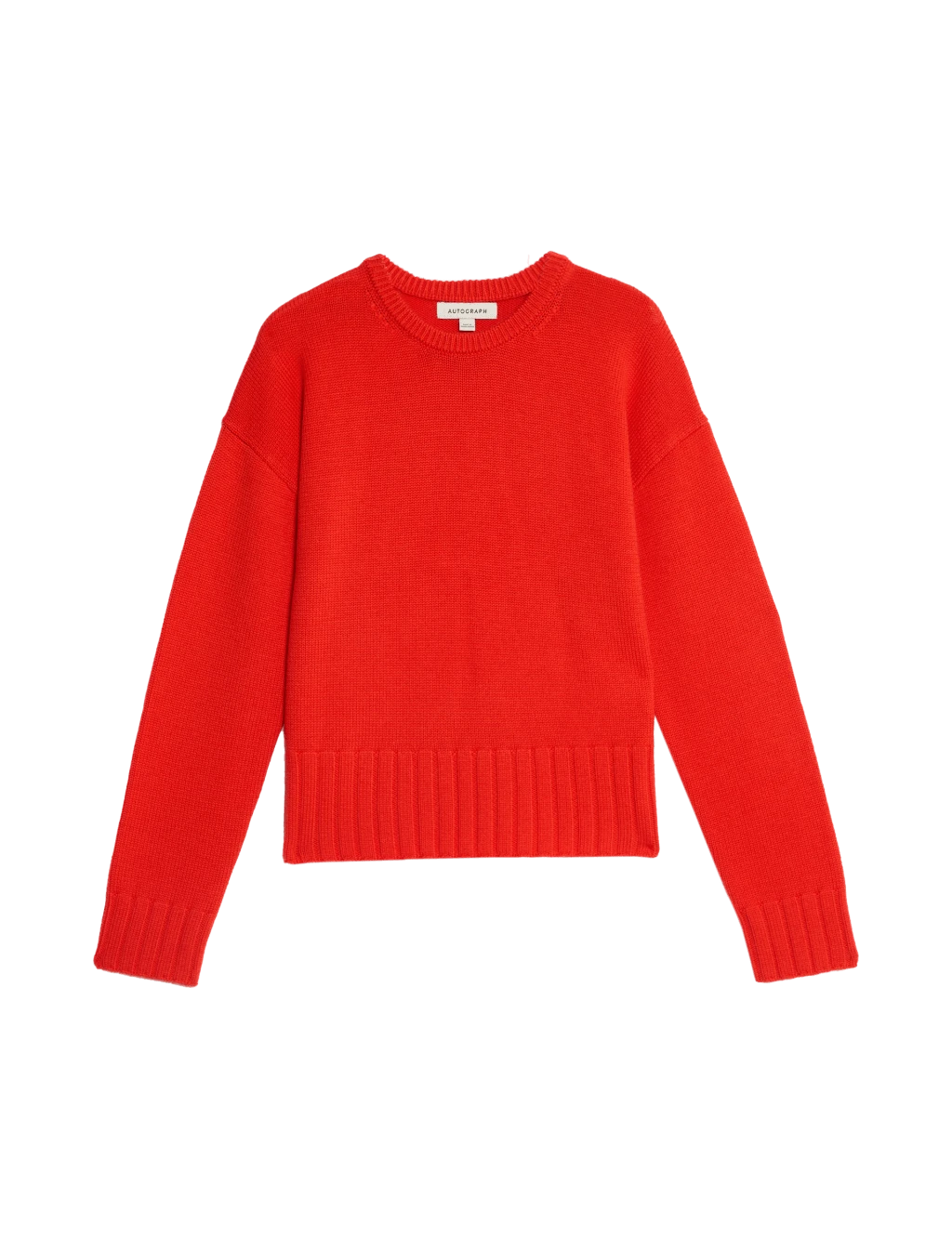 Pure Merino Wool Ribbed Crew Neck Jumper 20 Pure Merino Wool Ribbed Crew Neck Jumper - Image 20