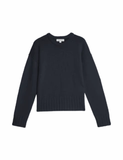 Pure Merino Wool Ribbed Crew Neck Jumper 30 Pure Merino Wool Ribbed Crew Neck Jumper -Marksandspencer Sale Store pure merino wool ribbed crew neck jumper