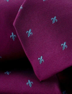 Pure Silk Fleur De Lys Tie -Marksandspencer Sale Store pure silk fleur de lys tie 2