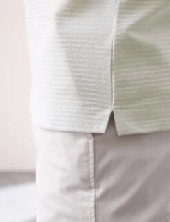 Pure Supima® Cotton Textured Polo Shirt -Marksandspencer Sale Store pure supima cotton textured polo shirt 7