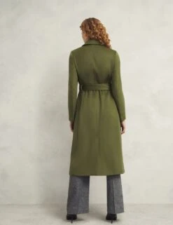 Pure Wool Belted Collared Tailored Coat -Marksandspencer Sale Store pure wool belted collared tailored coat 13