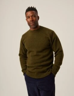 Pure Wool Crew Neck Jumper -Marksandspencer Sale Store pure wool crew neck jumper 7