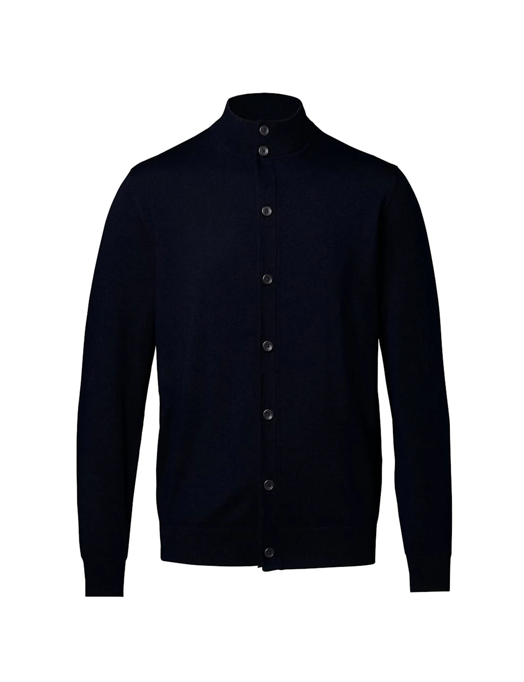 Pure Wool Funnel Neck Cardigan 15 Pure Wool Funnel Neck Cardigan - Image 15