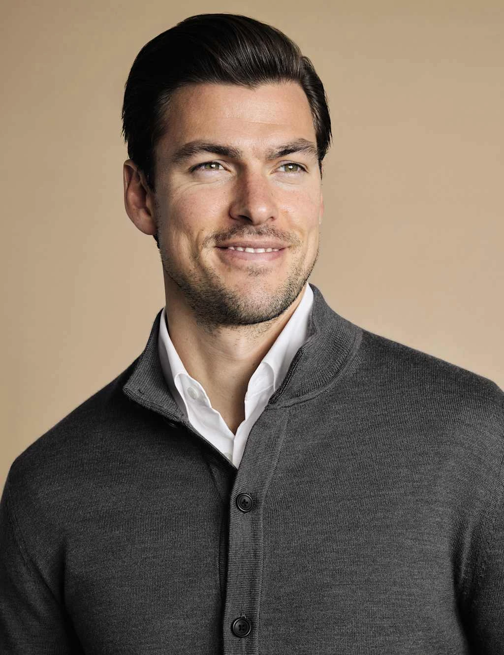 Pure Wool Funnel Neck Cardigan 9 Pure Wool Funnel Neck Cardigan - Image 9