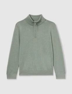 Reiss Pure Wool Knitted Half Zip Jumper (3-14 Yrs) 32 Reiss Pure Wool Knitted Half Zip Jumper (3-14 Yrs) -Marksandspencer Sale Store pure wool knitted half zip jumper 3 14 yrs 1 12