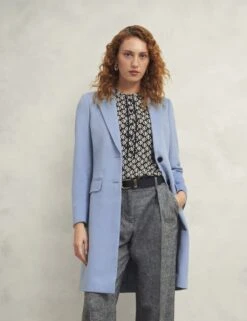Pure Wool Longline Tailored Coat -Marksandspencer Sale Store pure wool longline tailored coat 18