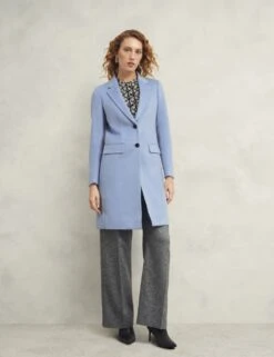 Pure Wool Longline Tailored Coat -Marksandspencer Sale Store pure wool longline tailored coat 19