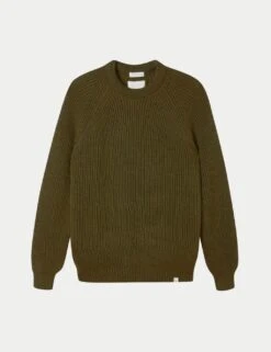 Ford Crew -Marksandspencer Sale Store pure wool ribbed crew neck jumper