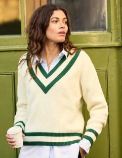 Pure Wool V-Neck Jumper -Marksandspencer Sale Store pure wool v neck jumper 7