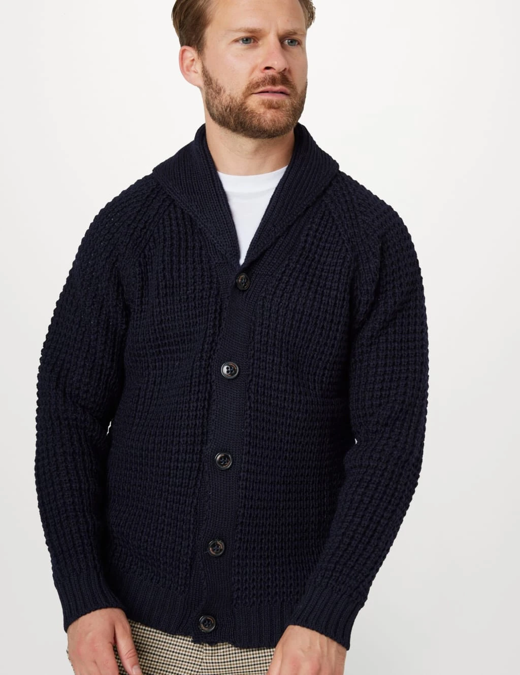 Waffle Shawl Cardigan 17 Waffle Shawl Cardigan - Image 17